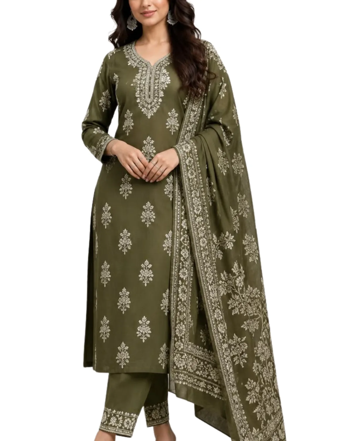 Midnight Obsidian Festive Statement Kameez - Edition 12