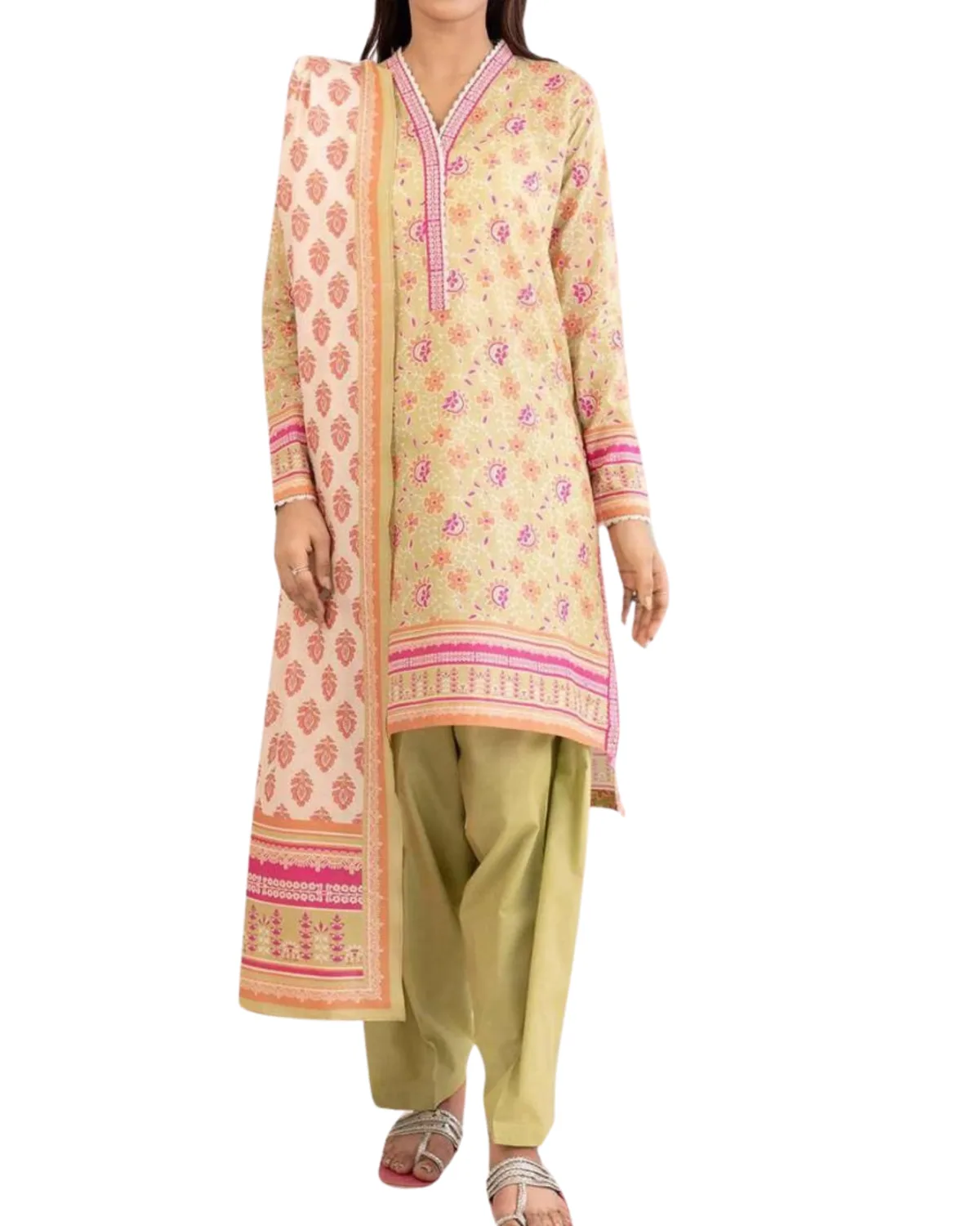 Midnight Obsidian Festive Statement Kameez - Edition 24